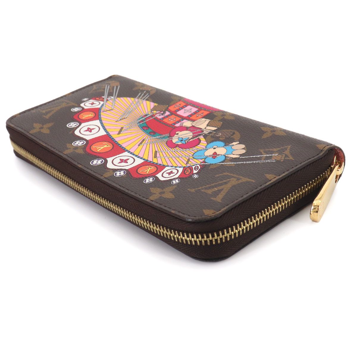 Louis Vuitton Vivienne Monogram Zippy Wallet Zip Around