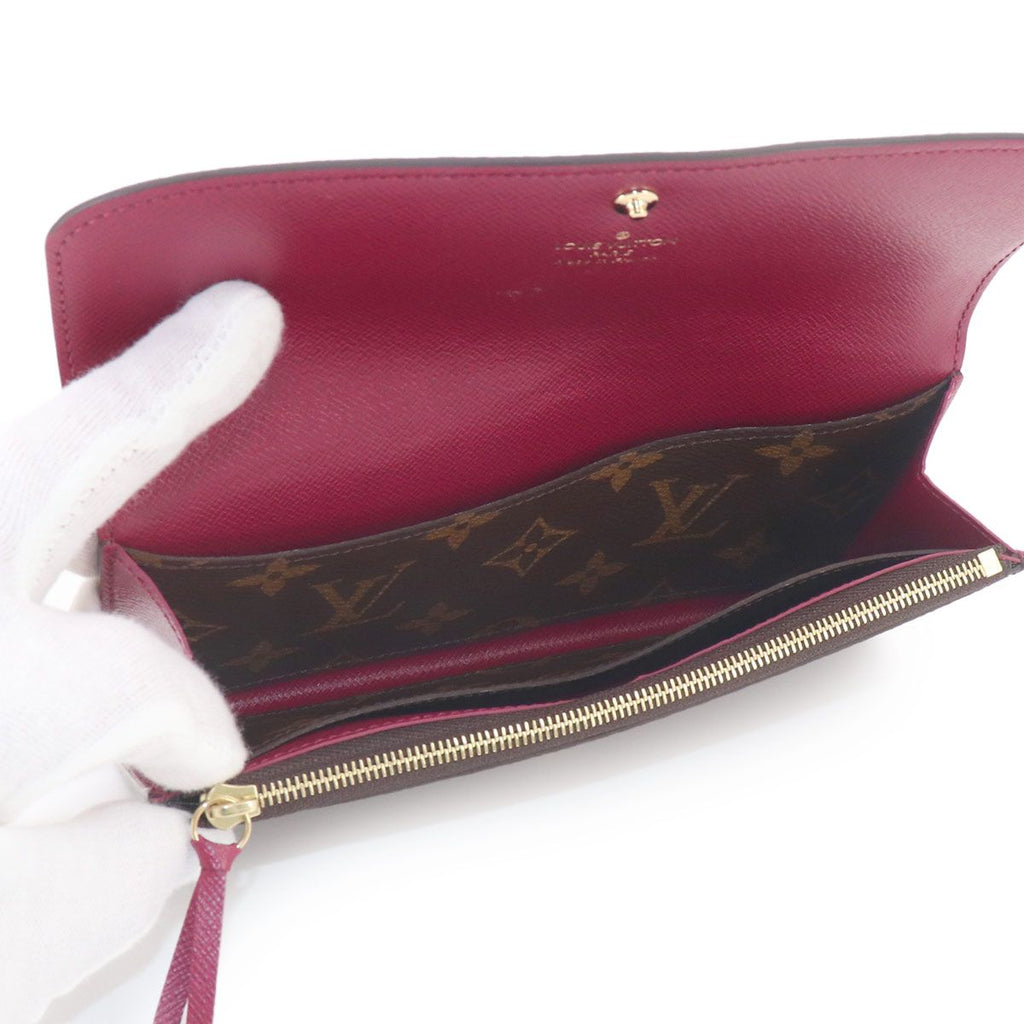 Louis Vuitton Monogram Portefeuille Emily Bifold Wallet Fuchsia