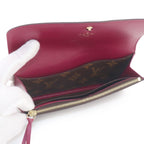 Louis Vuitton Monogram Portefeuille Emily Bifold Wallet Fuchsia