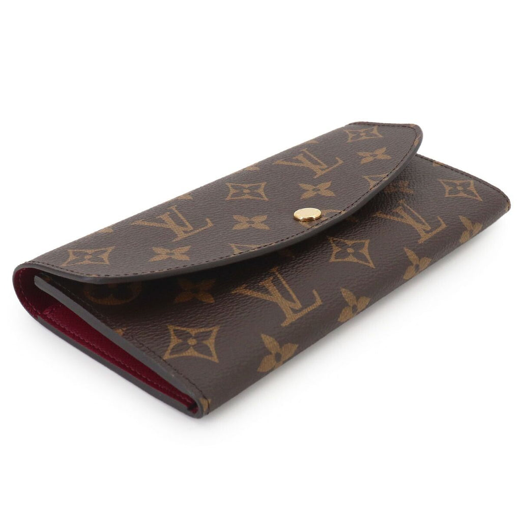 Louis Vuitton Monogram Portefeuille Emily Bifold Wallet Fuchsia