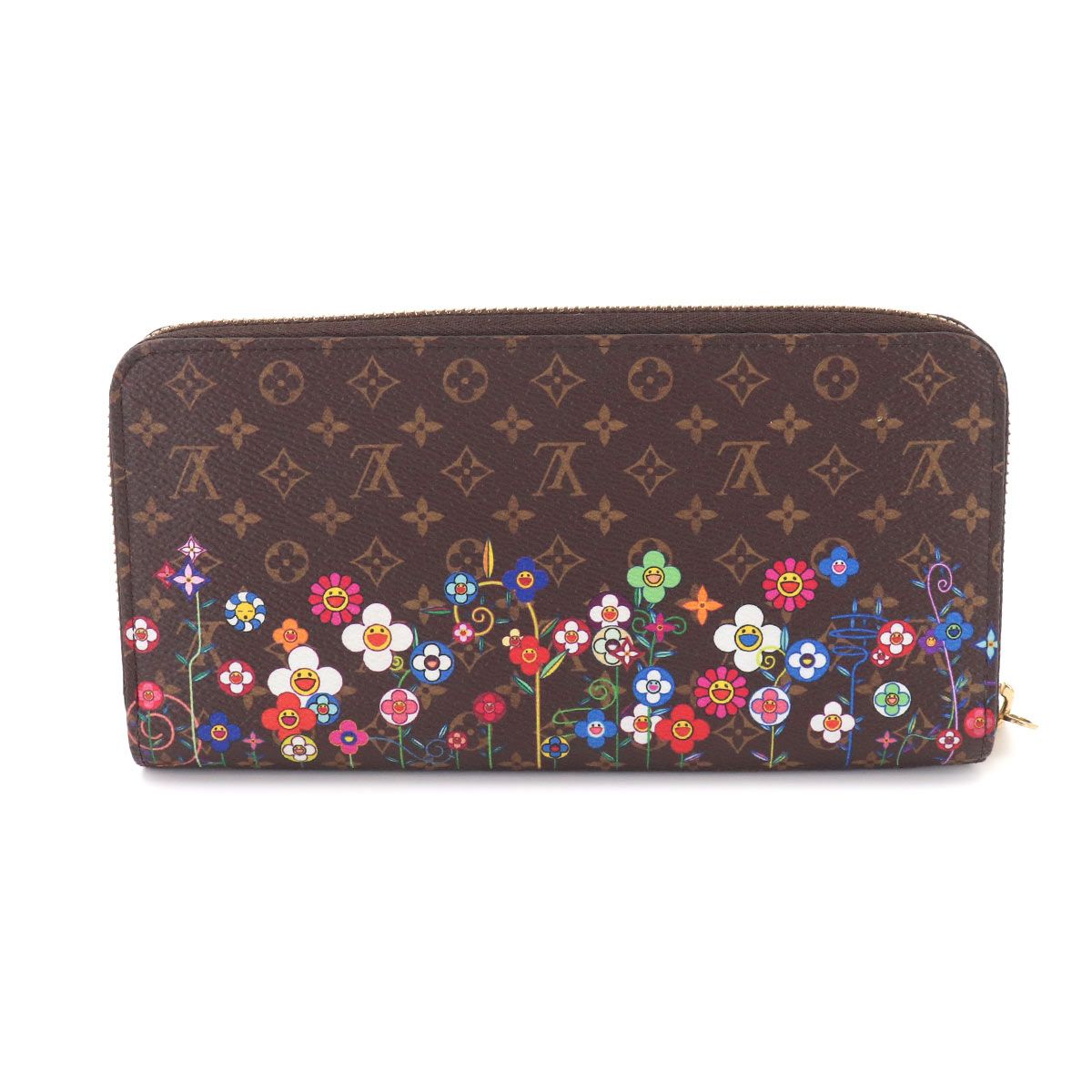 Louis Vuitton LV Takashi Murakami Zippy Wallet Zip Around Monogram