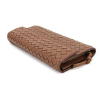 Bottega Veneta Intrecciato Bifold Wallet Leather Brown