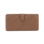 Bottega Veneta Intrecciato Hook Wallet Leather Brown