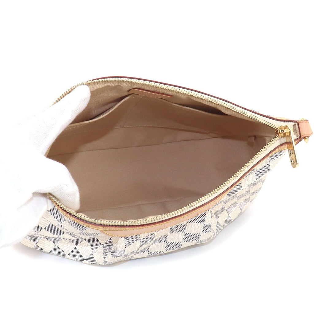 Louis Vuitton Damier Azur Siracusa PM Shoulder Bag Gold