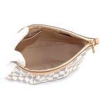 Louis Vuitton Damier Azur Siracusa PM Shoulder Bag Gold