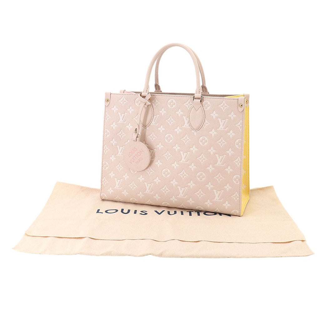 Louis Vuitton Monogram Empreinte On The Go MM 2-Way Tote Shoulder Bag