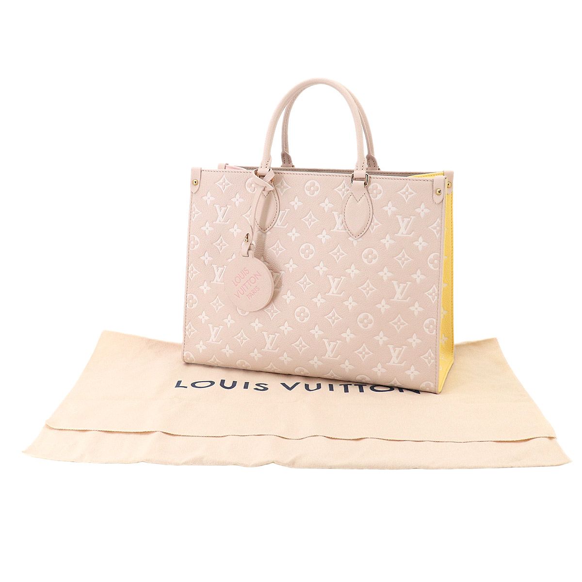 Louis Vuitton Monogram Empreinte On The Go MM 2-Way Tote Shoulder Bag