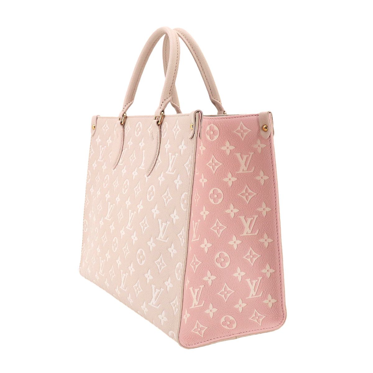 Louis Vuitton Monogram Empreinte On The Go MM 2-Way Tote Shoulder Bag