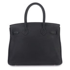 Hermes Birkin 30 Togo Black Hand Bag Silver — view 3
