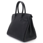 Hermes Birkin 30 Togo Black Hand Bag Silver — view 4