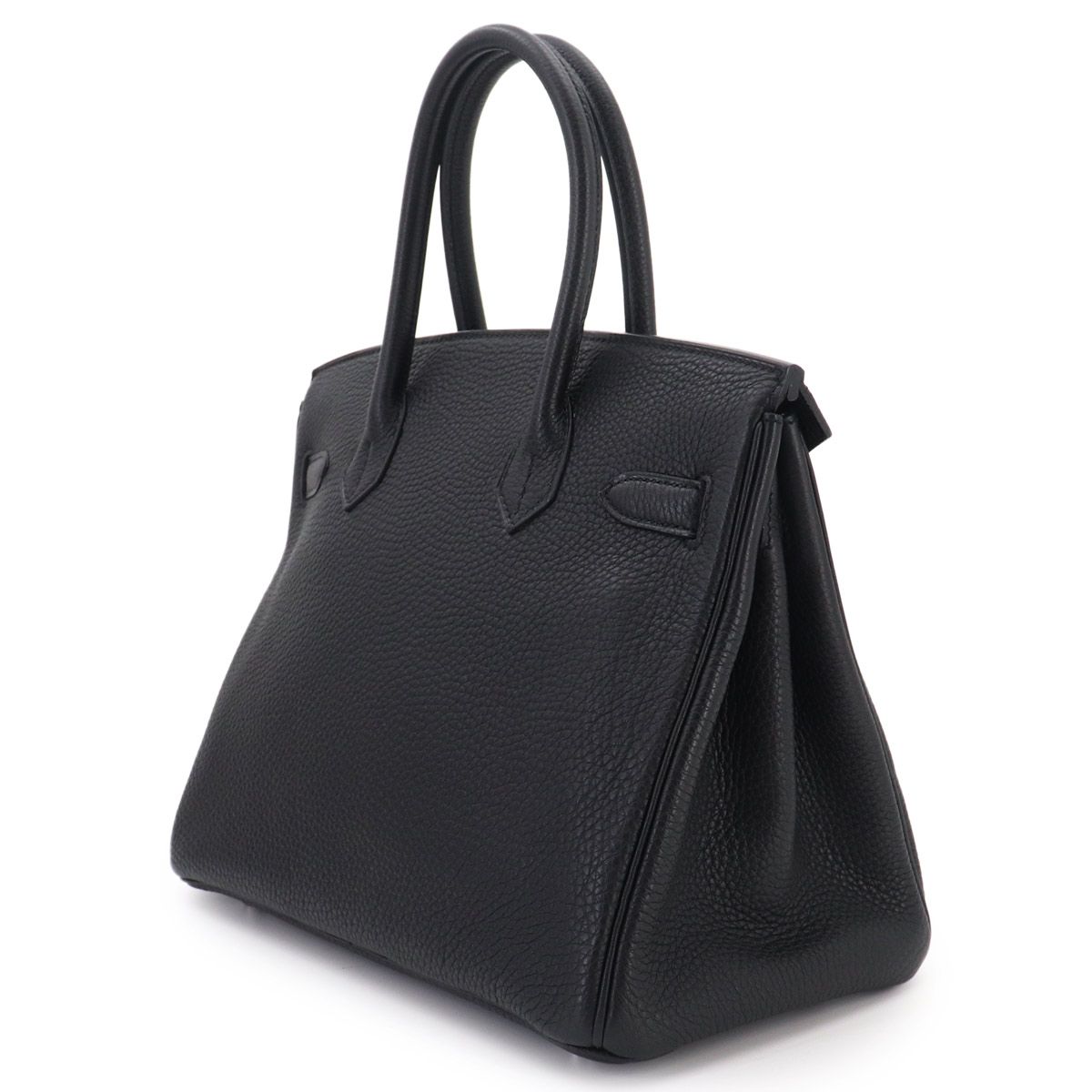 Hermes Birkin 30 Togo Black Hand Bag Silver — view 4