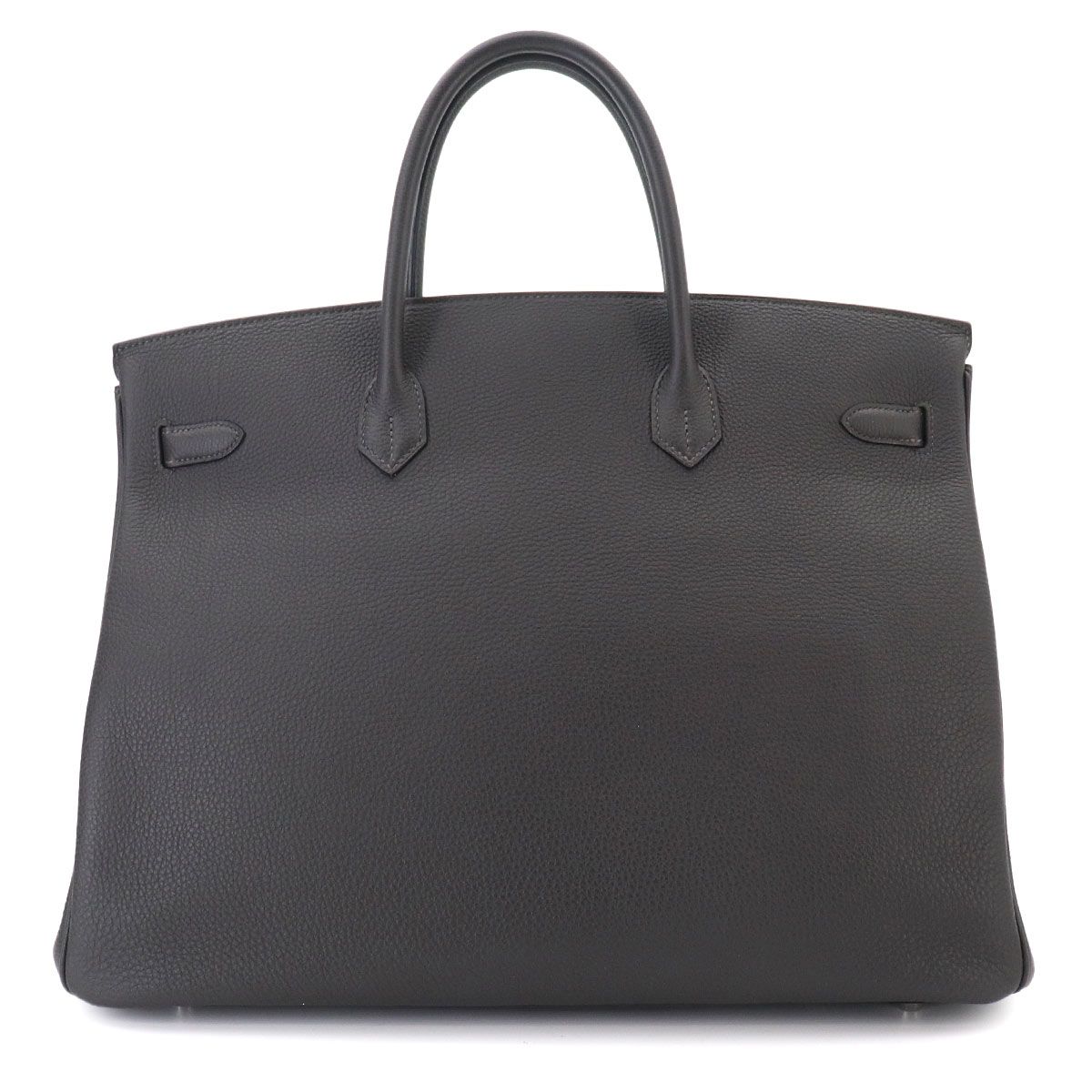 Hermes Birkin 40 Togo Graphite Hand Bag Silver — view 2