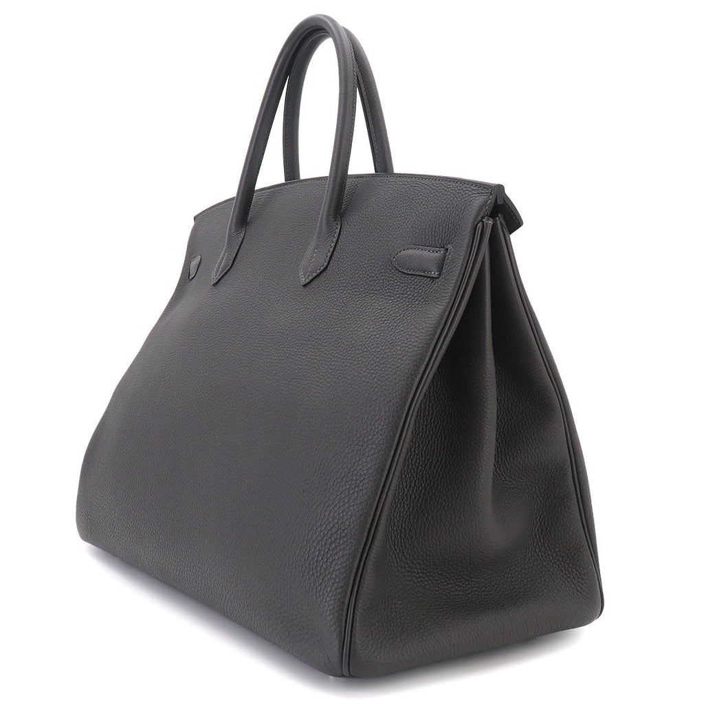 Hermes Birkin 40 Togo Graphite Hand Bag Silver — view 3