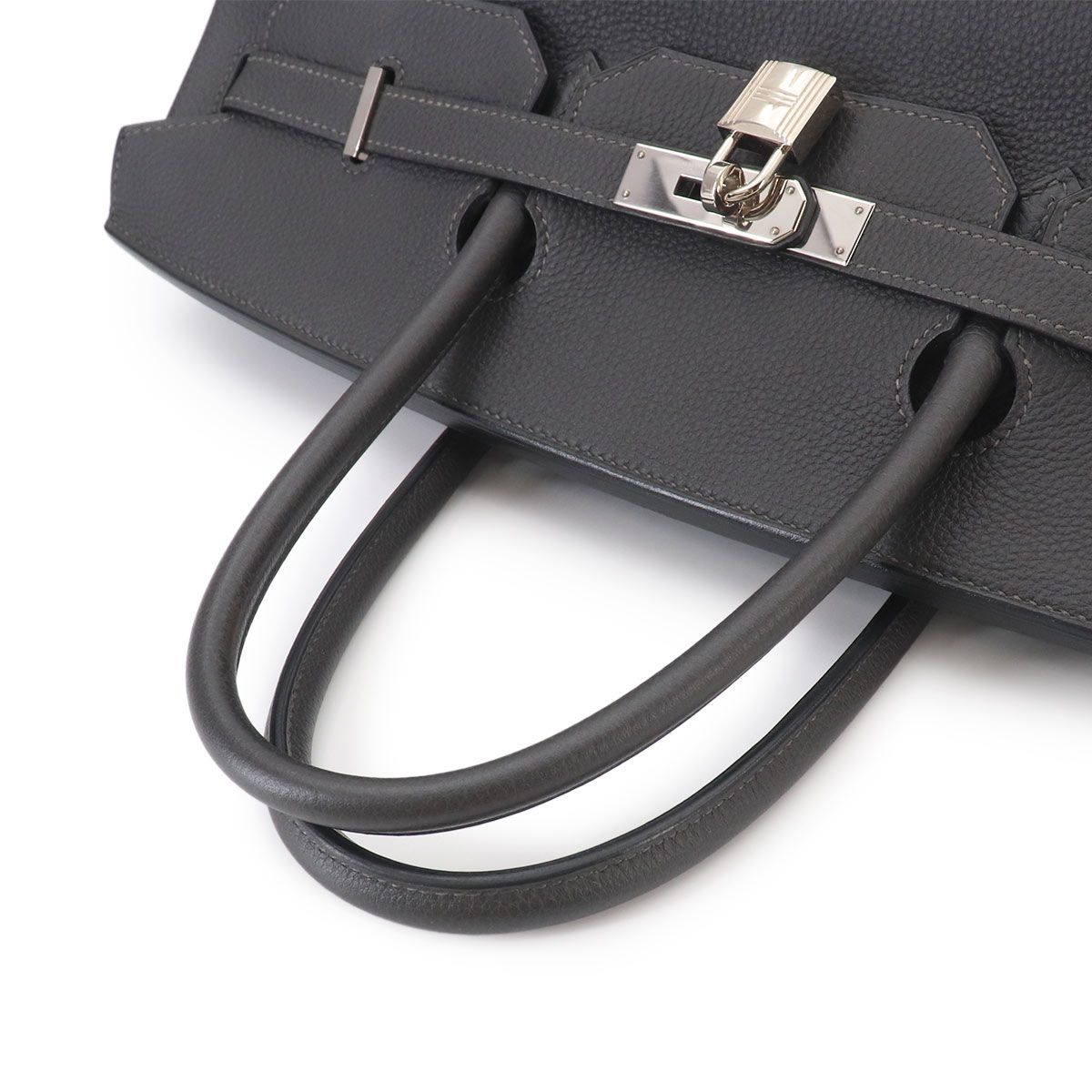 Hermes Birkin 40 Togo Graphite Hand Bag Silver — view 5