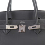 Hermes Birkin 40 Togo Graphite Hand Bag Silver — view 6