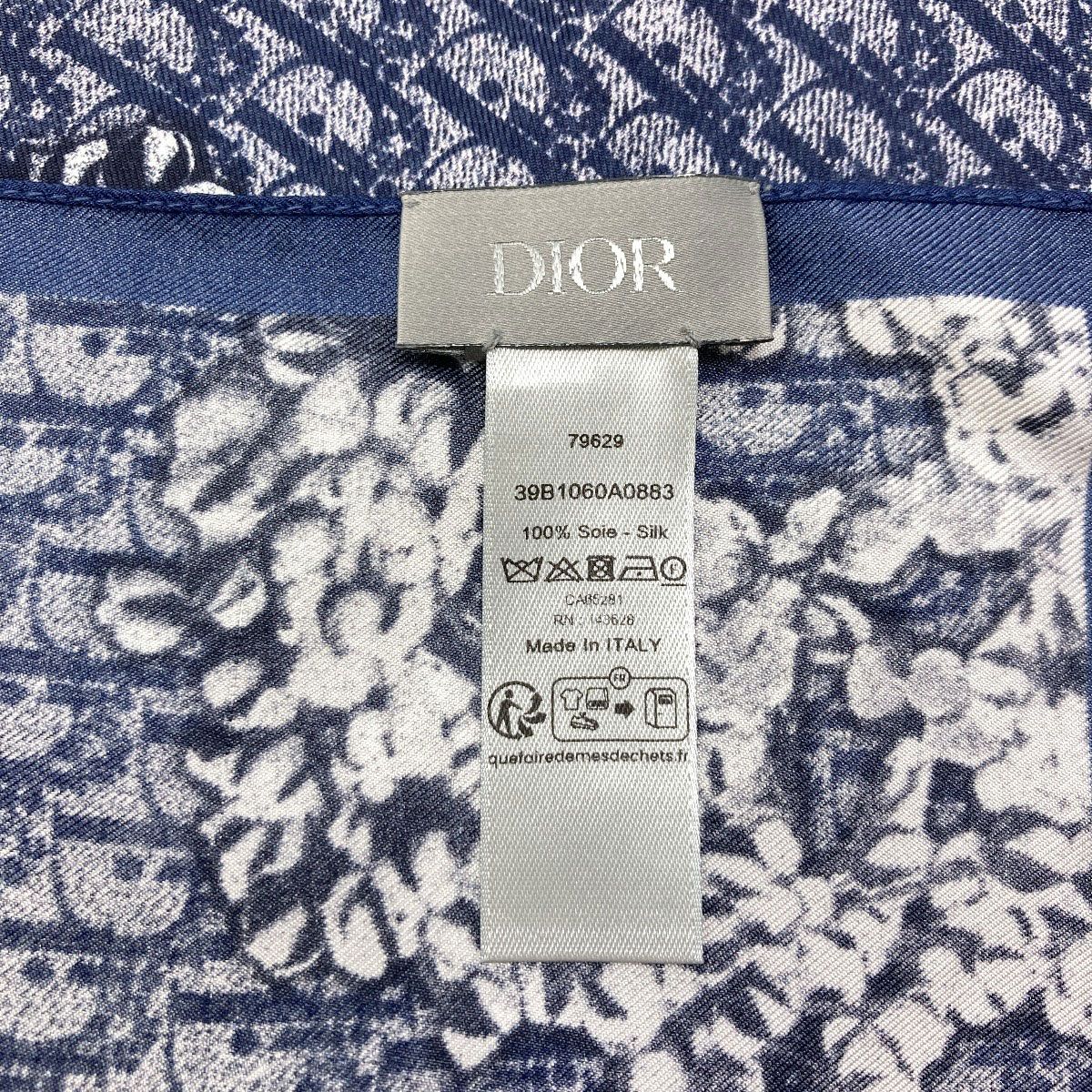 Dior Trotter Pattern Scarf Silk