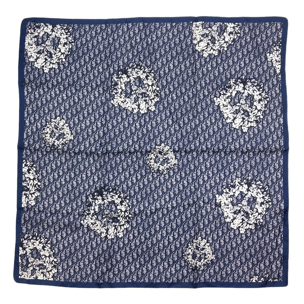 Dior Trotter Pattern Scarf Silk