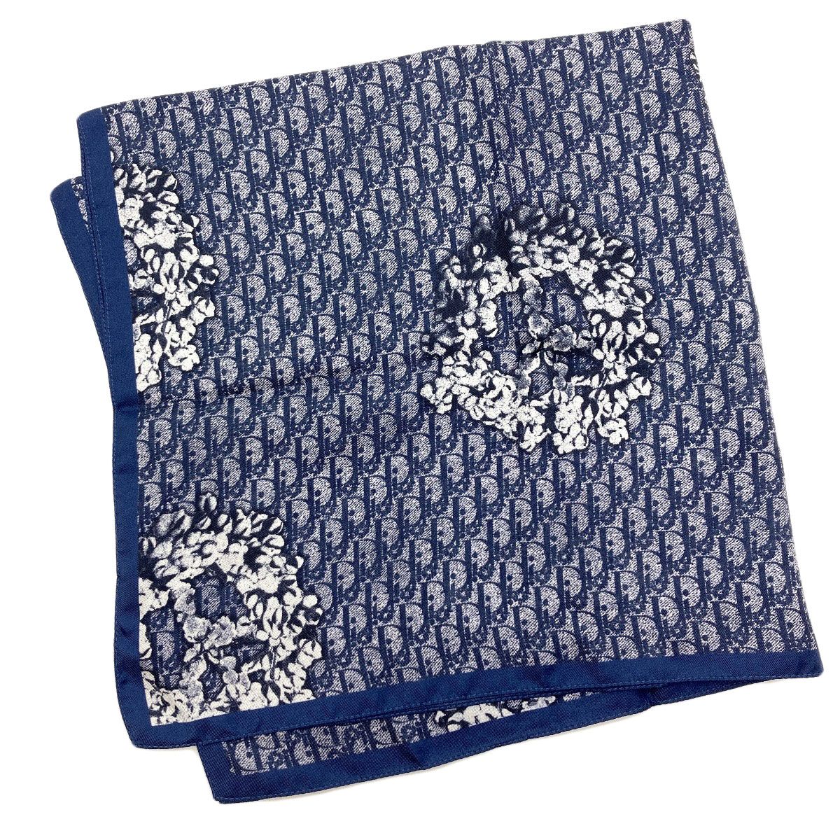 Dior Trotter Pattern Scarf Silk