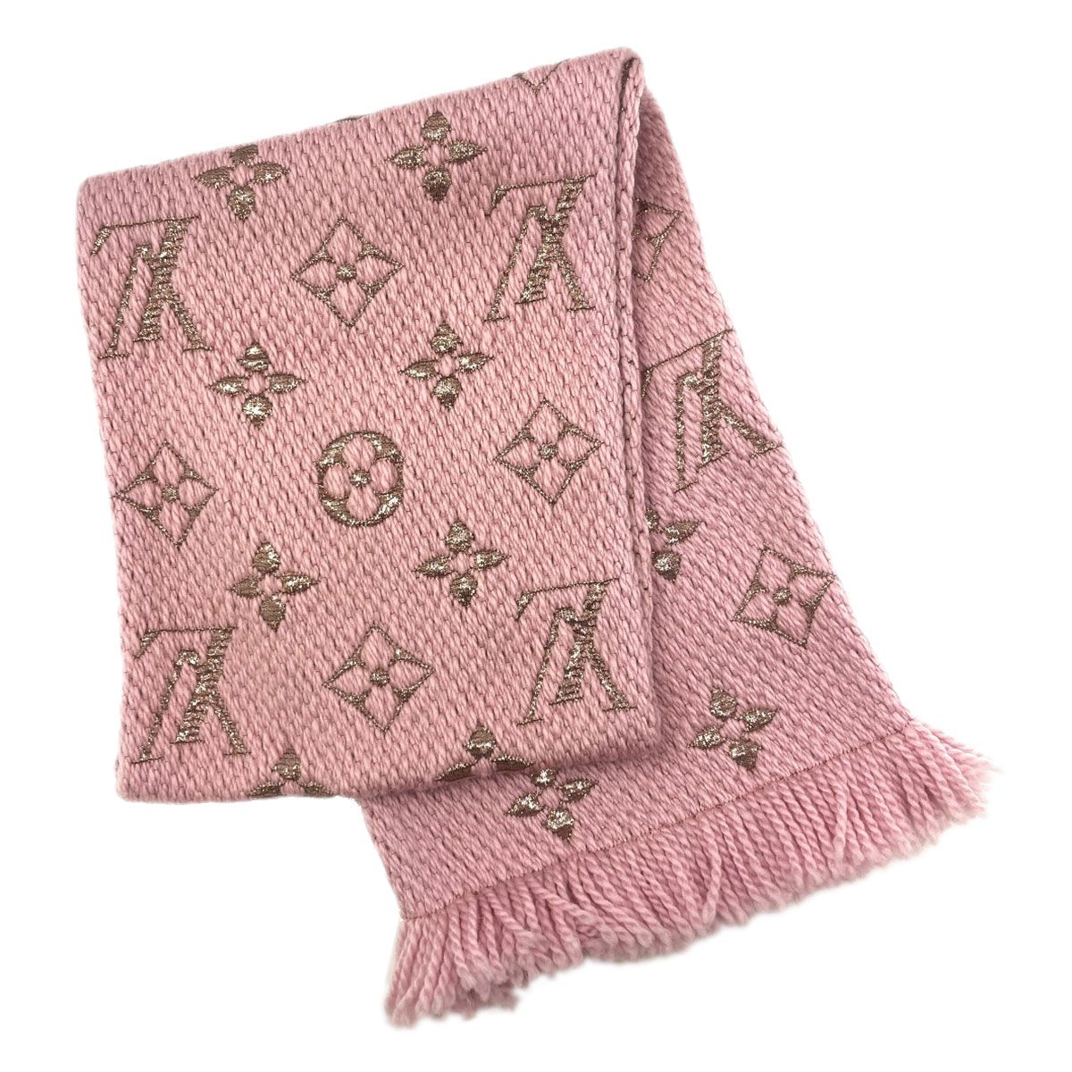 Louis Vuitton Echarpe Logo Mania Scarf Wool Silk