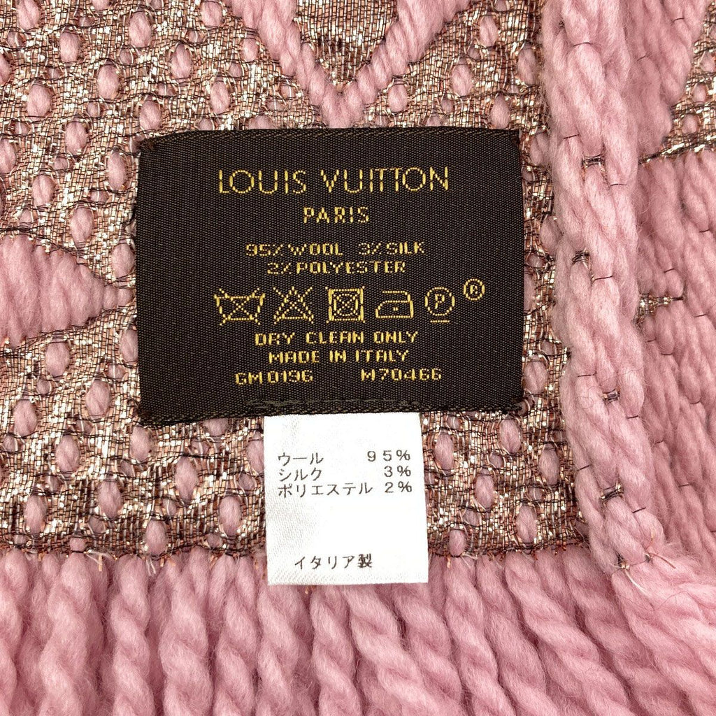 Louis Vuitton Echarpe Logo Mania Scarf Wool Silk