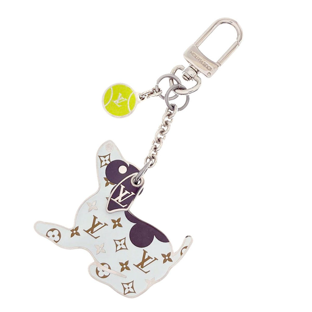 Louis Vuitton Piju Sac LV Dog Key Holder Metal