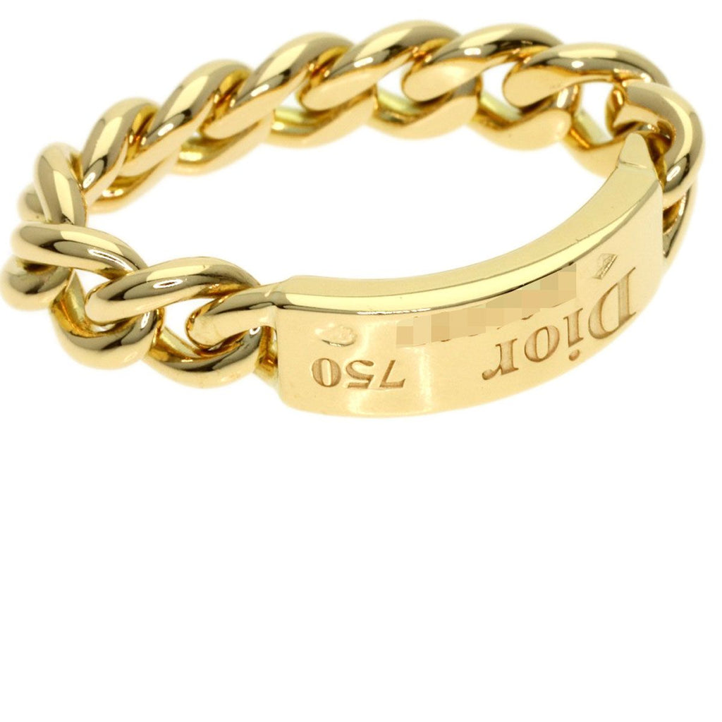 Dior Golmet Chain 49 Ring 18k Yellow Gold