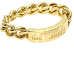 Dior Golmet Chain 49 Ring 18k Yellow Gold