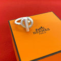 Hermes Echappee Ring 925 Sterling Silver