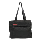 Prada Sports Tote Lava Logo One Point Nylon Shoulder Bag Black