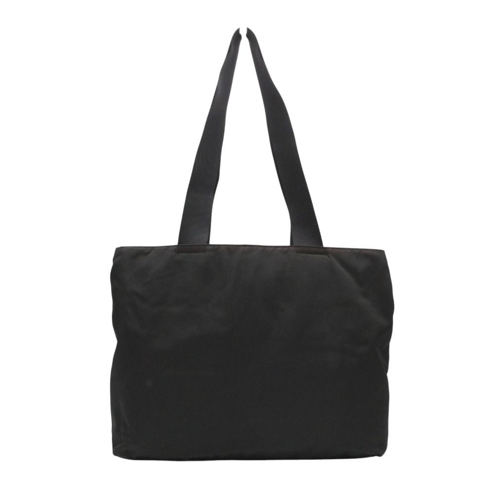 Prada Sports Tote Lava Logo One Point Nylon Shoulder Bag Black
