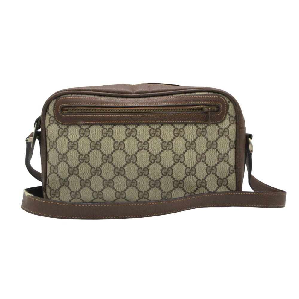 Gucci Shoulder Bag Vintage GG Supreme Brown