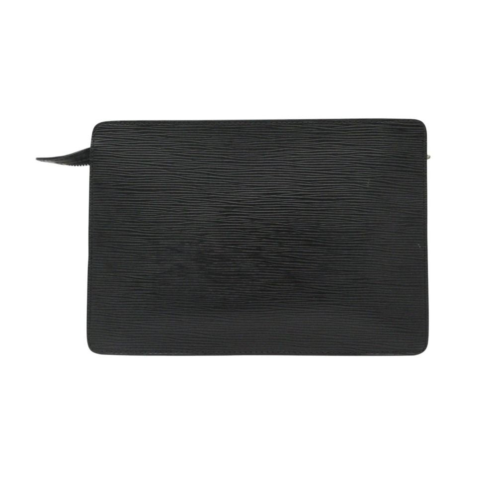 Louis Vuitton Tote Clutch Pochette Homme Epi Noir Black