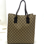 Gucci GG Supreme Canvas Tote Bag Brown — view 2