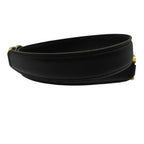 Chanel Belt CC Logo Cowhide Calf Leather Black Gold 65 26 Inch