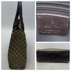 Gucci GG Supreme Canvas Tote Bag Brown — view 4