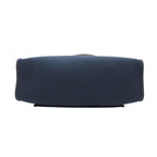 Hermes Handbag Herbag Zip PM Pouch Toile Military Leather Navy