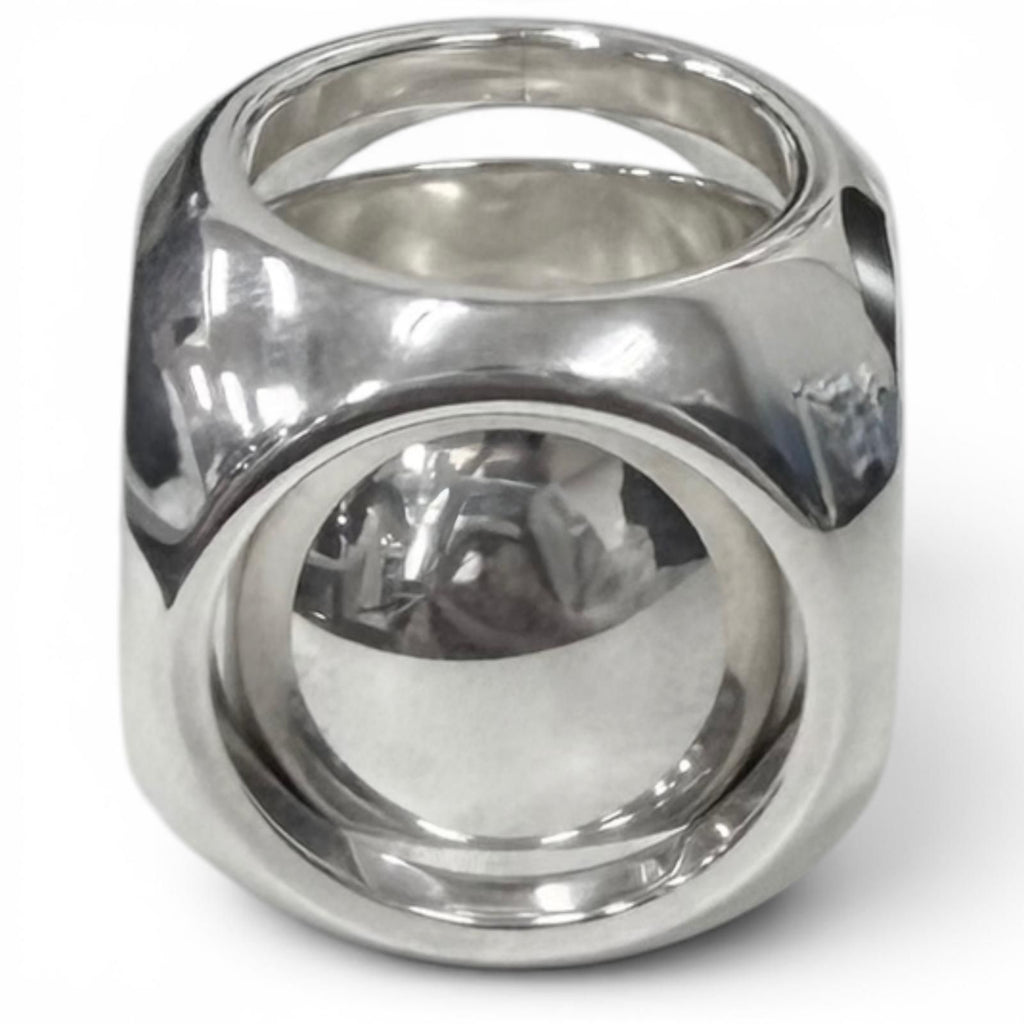 Hermes Extra Wide Series Ring Silver