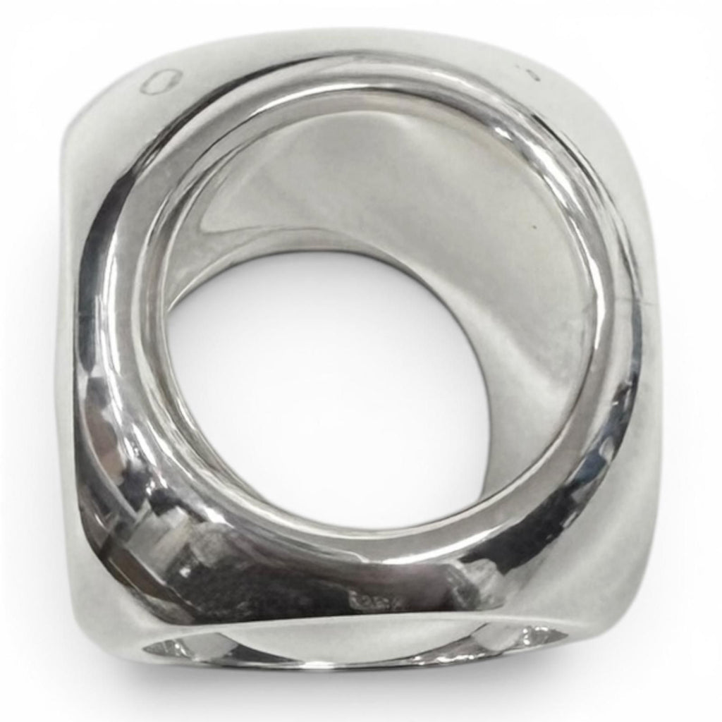 Hermes Extra Wide Series Ring Silver