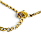 Dior Vintage CD Logo Rhinestone Coin Motif Necklace Gold