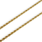 Dior Vintage CD Logo Rhinestone Coin Motif Necklace Gold