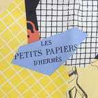 Hermes Carre 70 les Petit Papier'd 100% Silk Scarf Multi