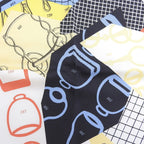 Hermes Carre 70 les Petit Papier'd 100% Silk Scarf Multi