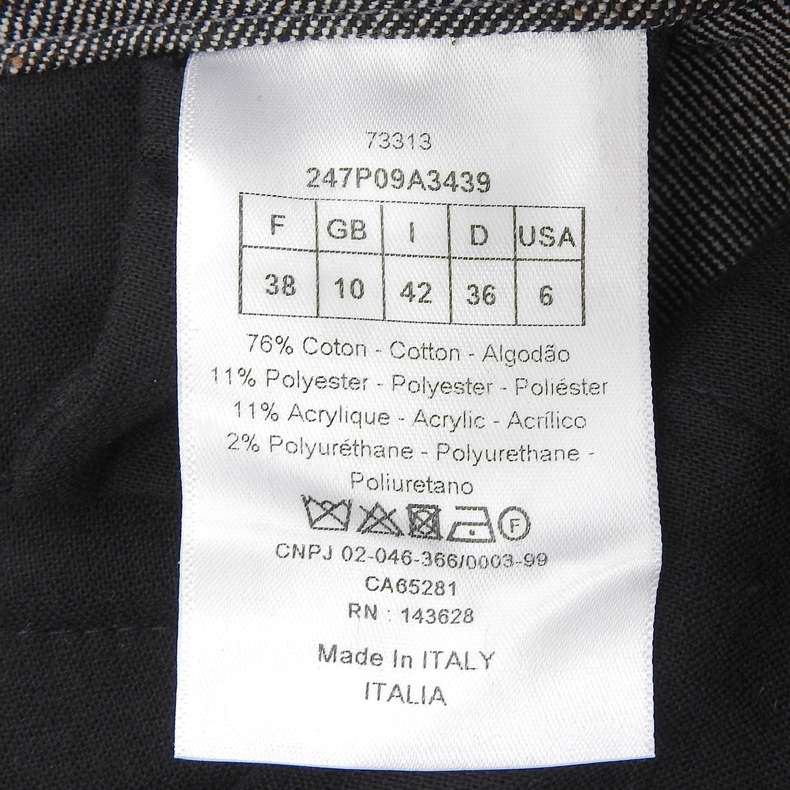 Dior Cotton Logo Buttoned Shorts 42 — view 8