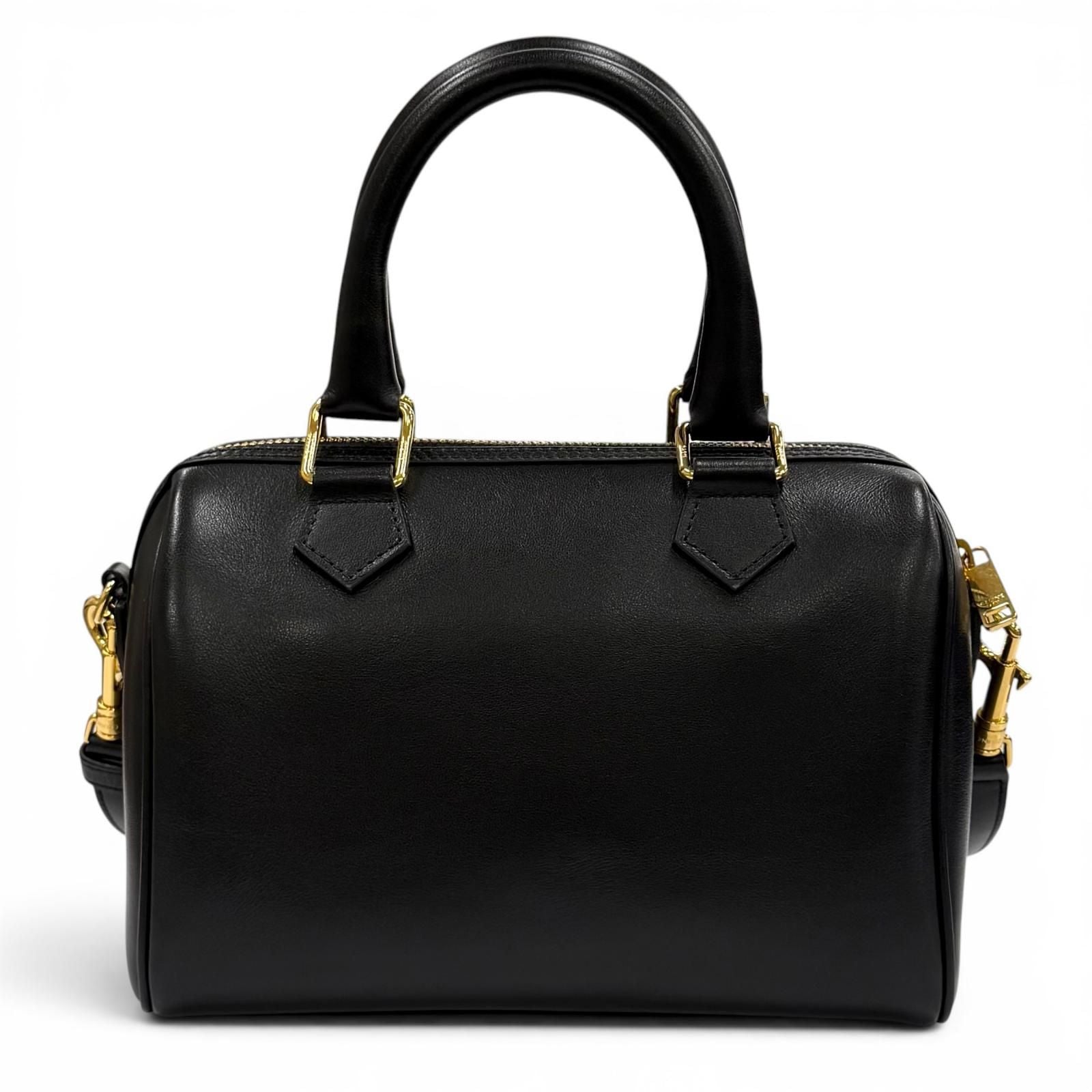 Celine Smooth Calfskin Cuir Triomphe Small Boston 2-Way Shoulder Bag