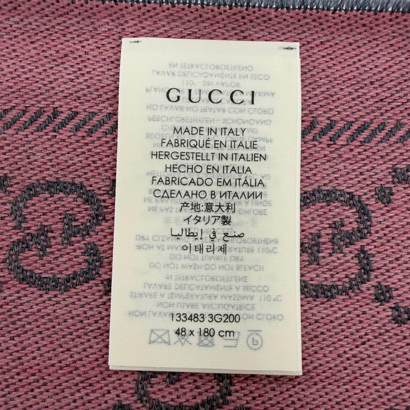Gucci 100% GG 48 180 73700 Scarf