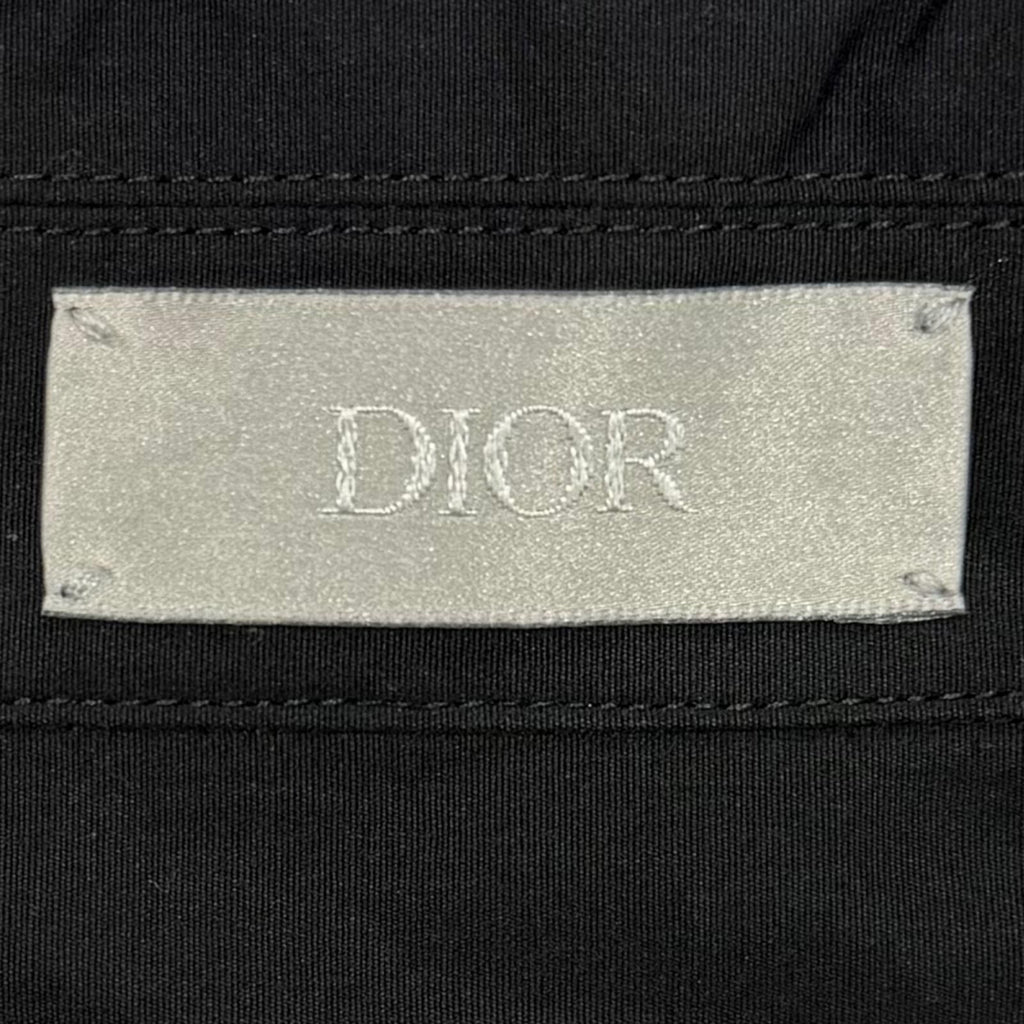Dior Homme Couture Embroidered Shirt Logo Embroidery with Belt Long Sleeve 40 — view 7