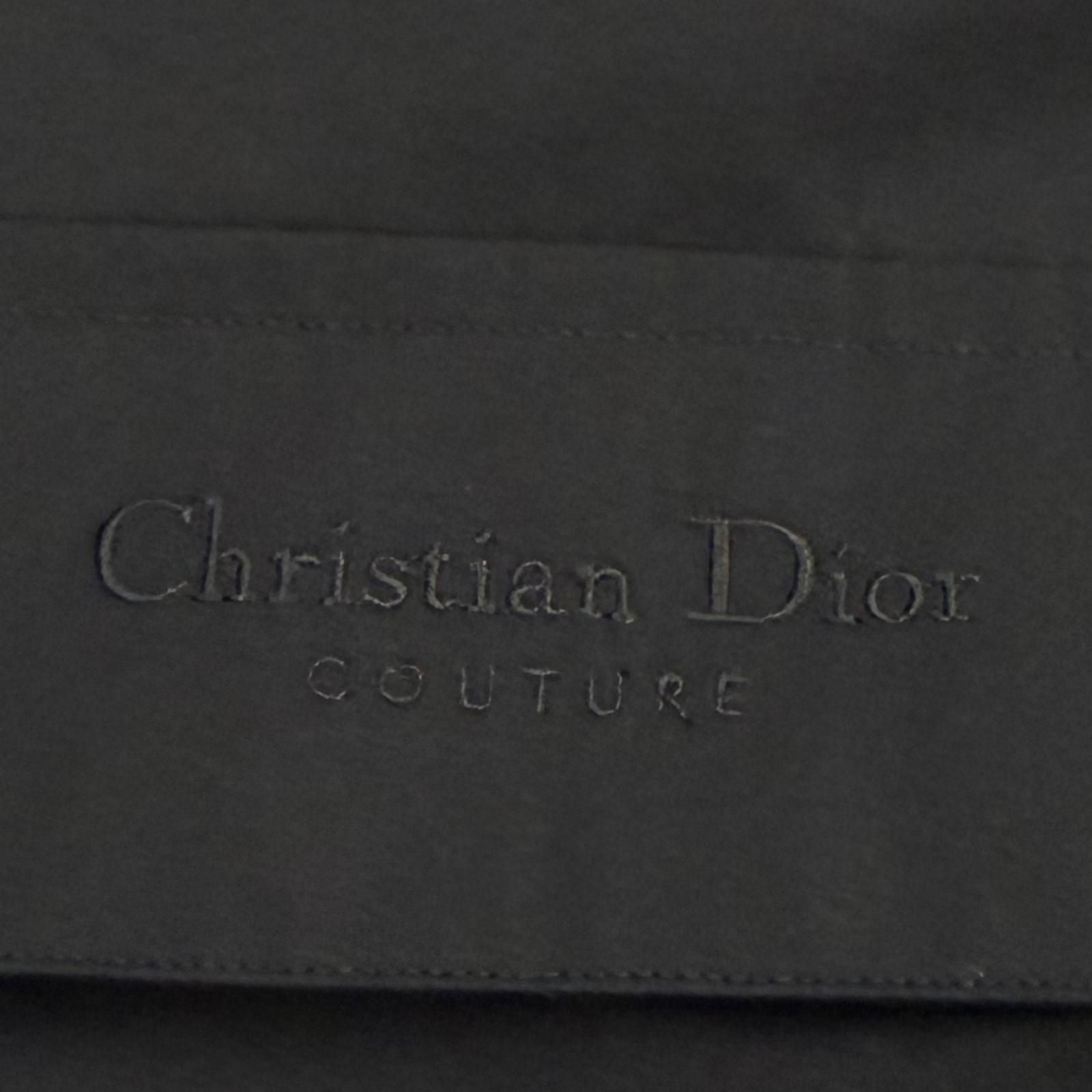 Dior Homme Couture Embroidered Shirt Logo Embroidery with Belt Long Sleeve 40 — view 5