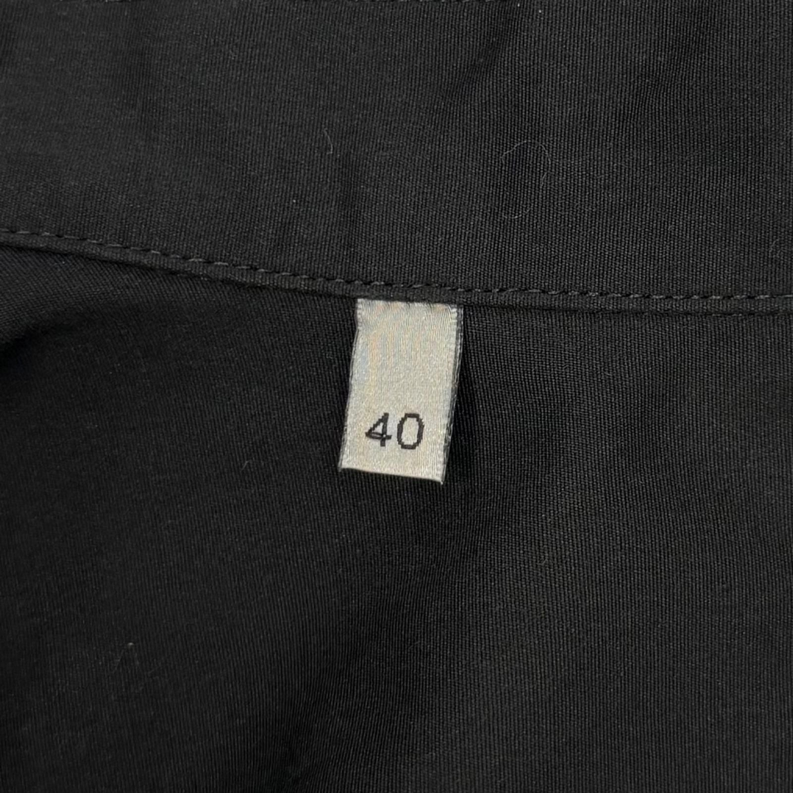 Dior Homme Couture Embroidered Shirt Logo Embroidery with Belt Long Sleeve 40 — view 8