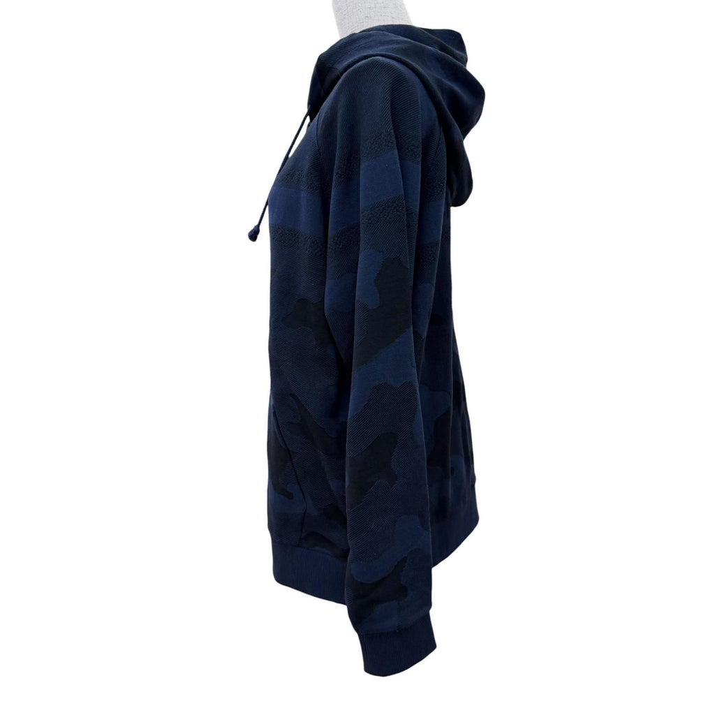 Dior Cotton Camouflage Hoodie Navy 44 — view 3