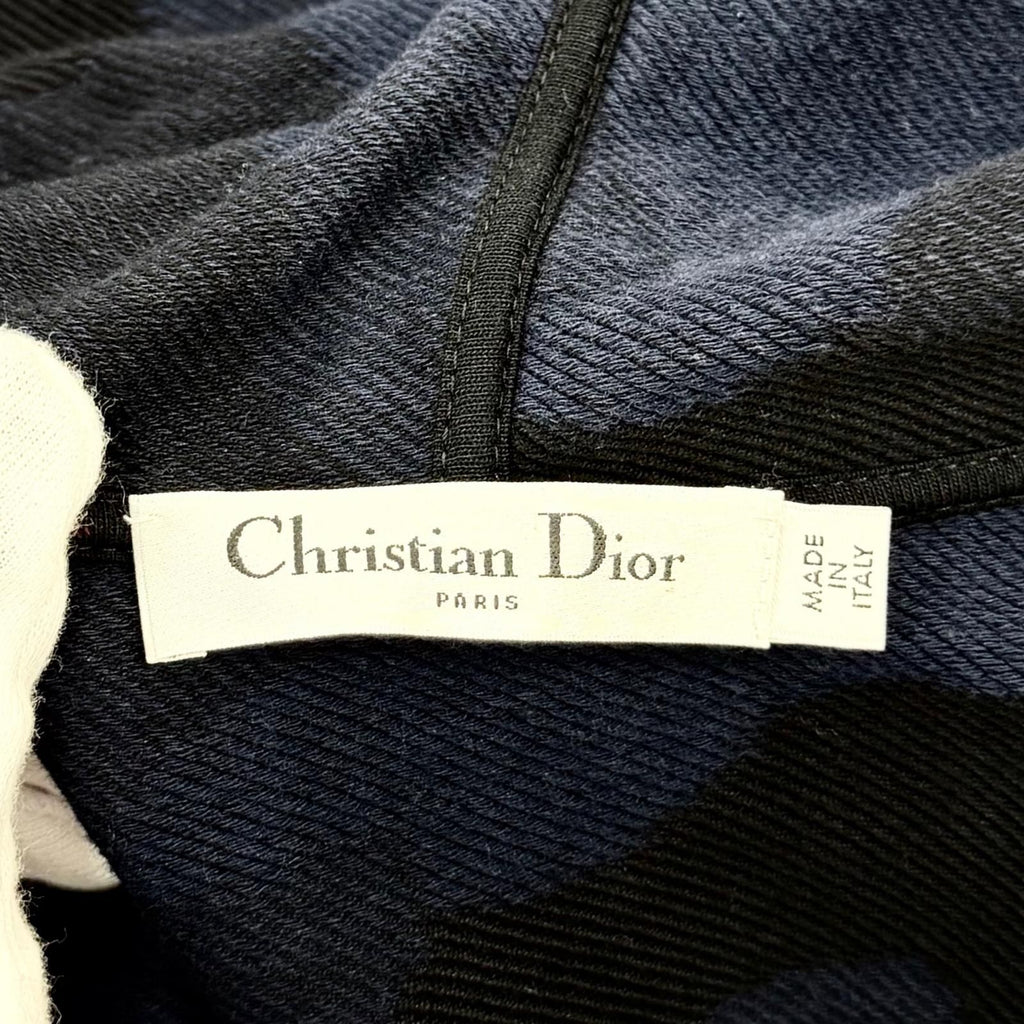 Dior Cotton Camouflage Hoodie Navy 44 — view 8